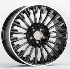 Mercedes MB 121 20x9.5 5x112 et43 66.5 BLACK MACHINE LIP
