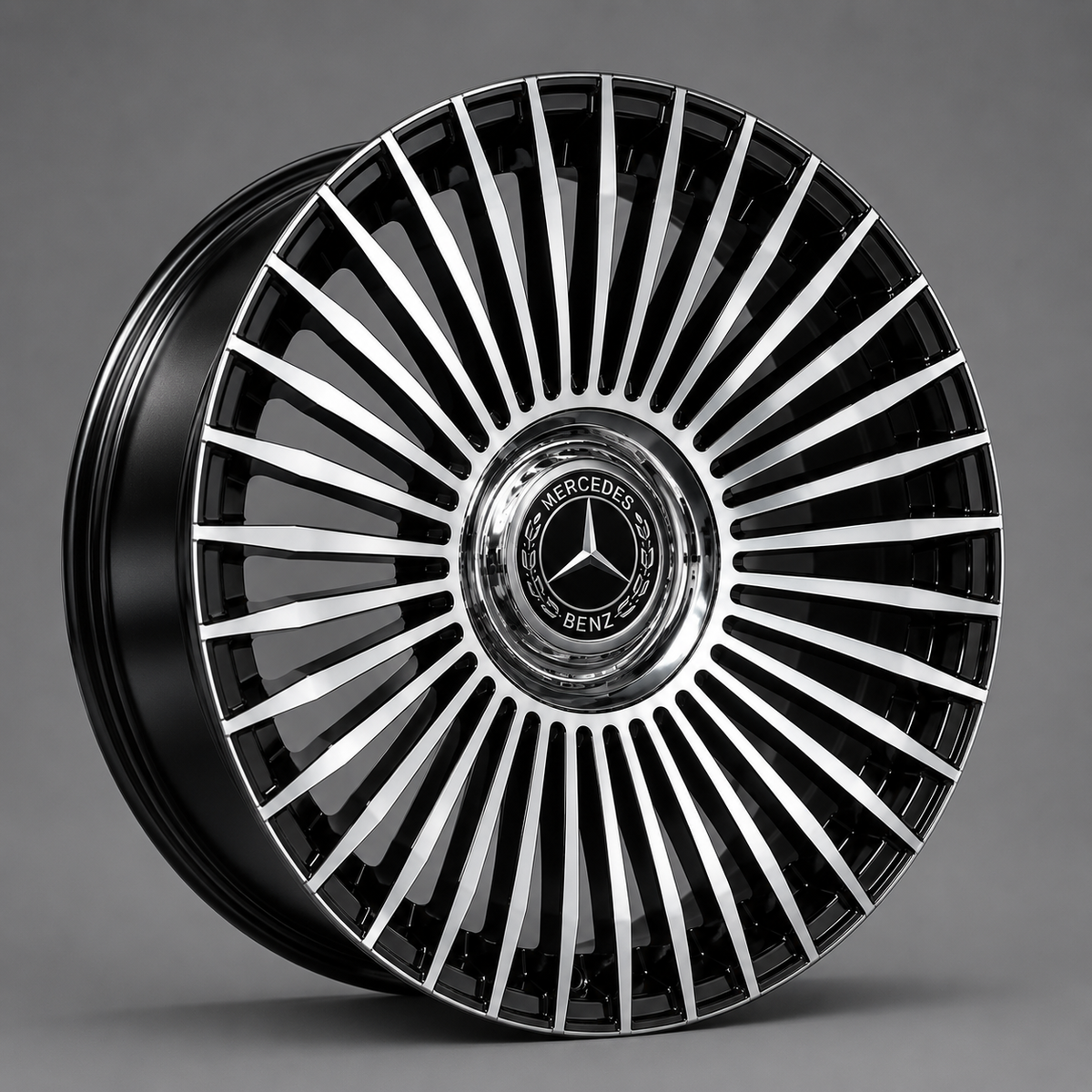 AE330 22x9.5 6x135 87.1 31 Machined Black