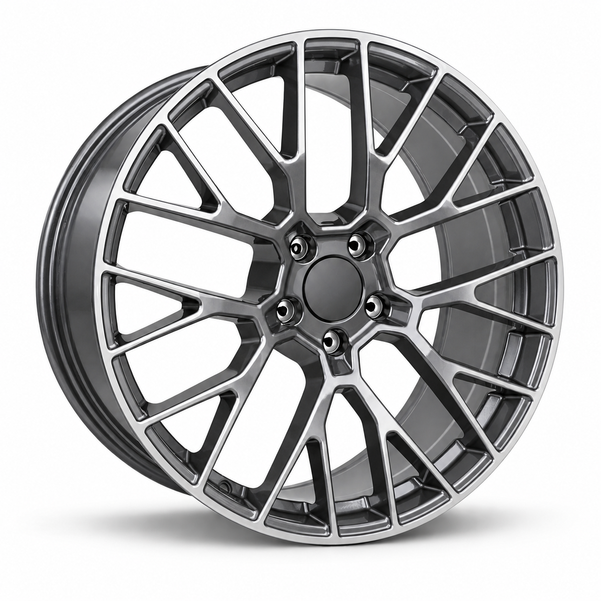 Porsche PR 04 20x9.5 5x130 et46 71.6 GUNMETAL MACHINE FACE